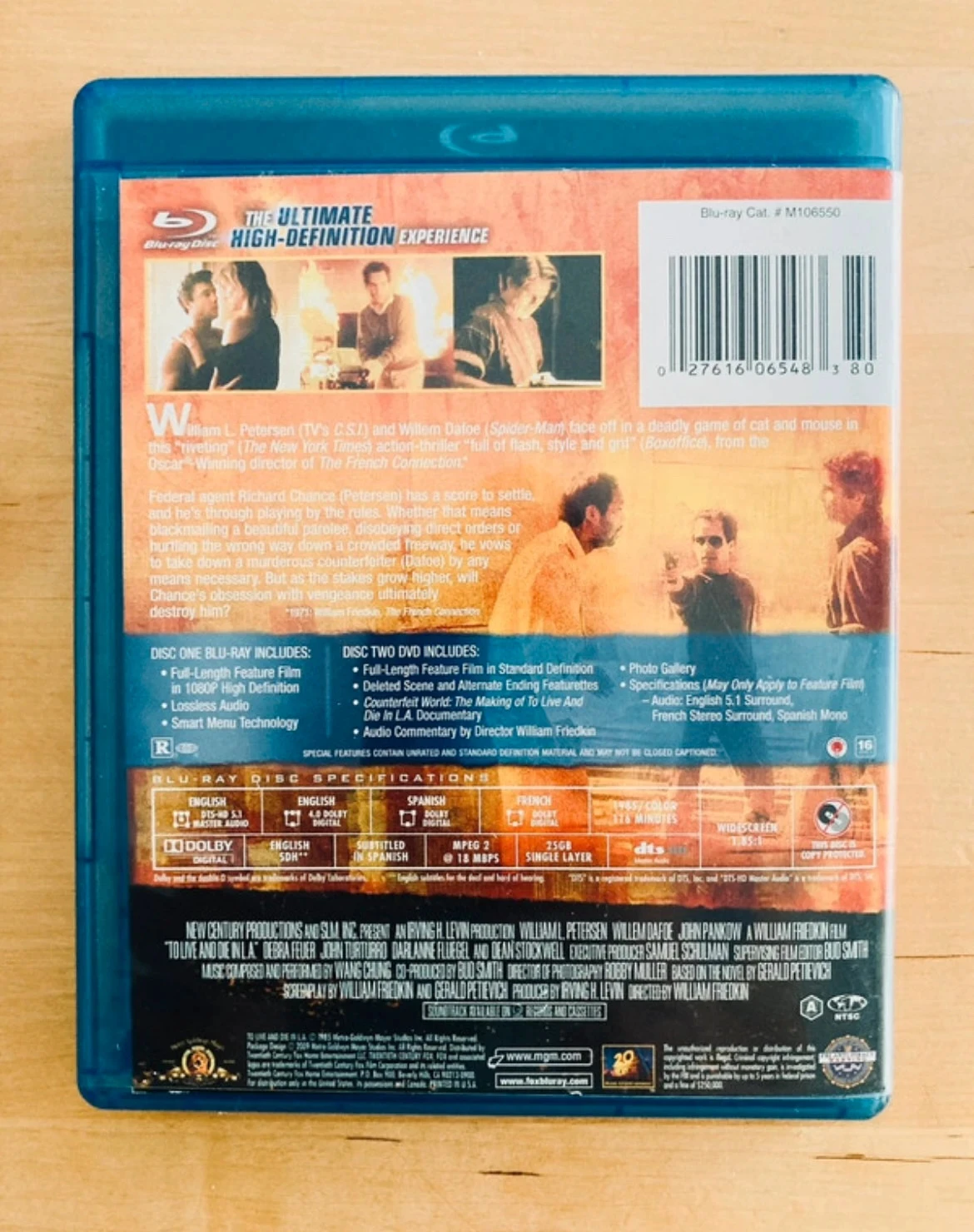 Combo Blu-ray DVD Federal Police Los Angeles by William Friedkin. – photo 3